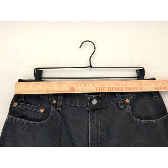 VTG Levis 560 Loose Fit Tapered Leg Black Jeans Mens 36X30 90s Baggy Y2K USA - Picture 2 of 15